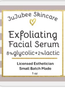 8% Glycolic+2% Lactic Acid Exfoliating Face Serum (normal/dry skin types)