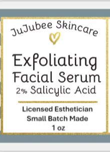 2% Salicylic Exfoliating Face Serum (oily/acne-prone skin types only)