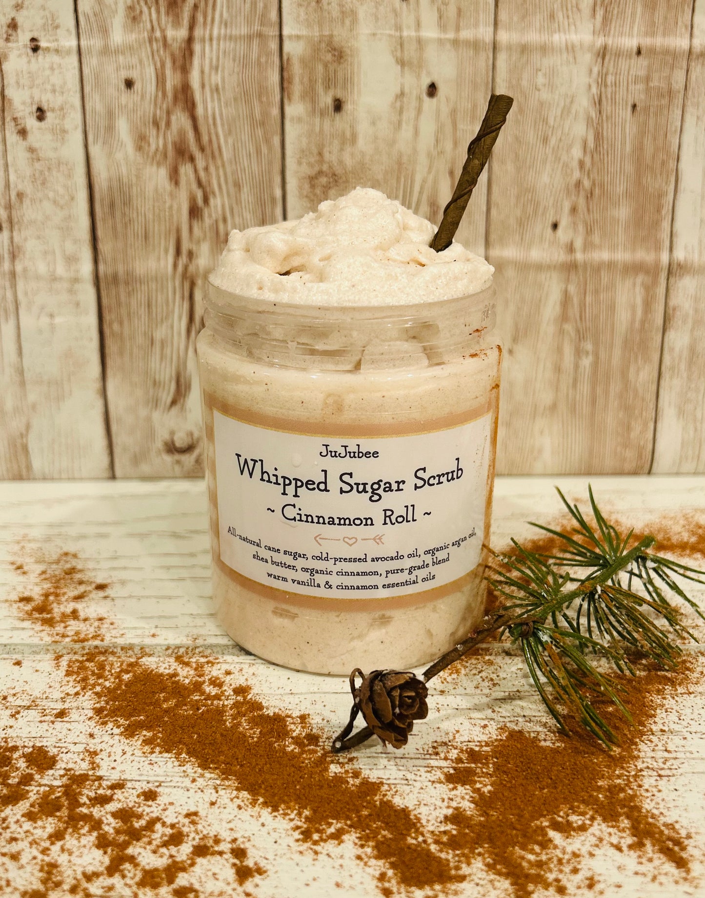 All Natural Whipped Body Scrub (Cinnamon Roll) *pre-order, out of stock*